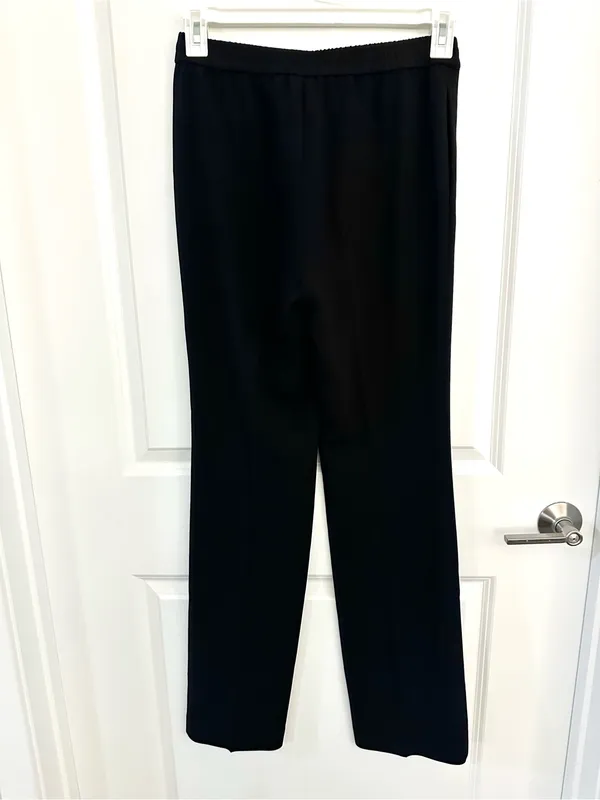 Theory Straight Pull-On Pant Admiral Crepe Size 0 - Image 5