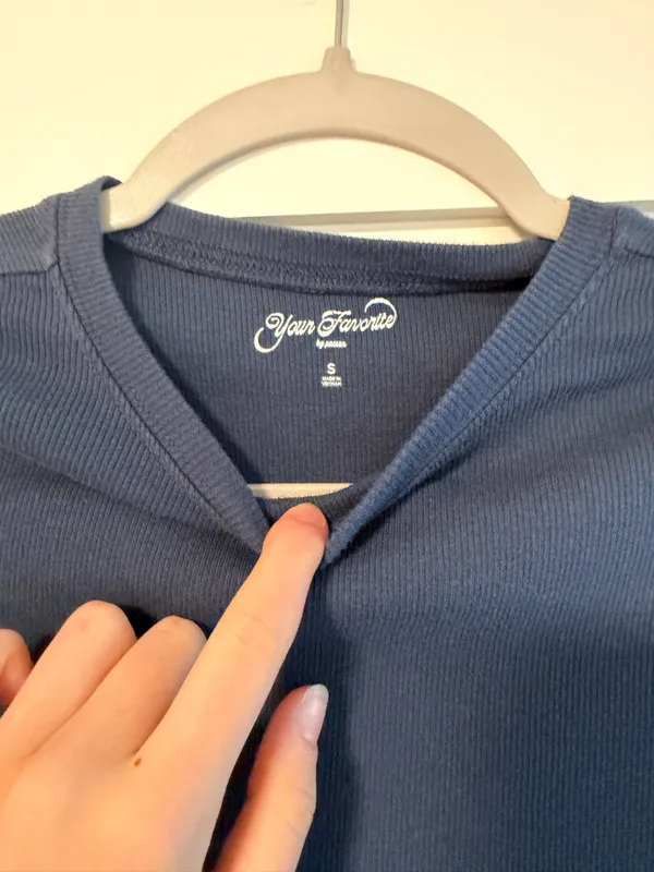 PacSun Baby Tee Blue - Image 2