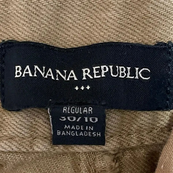 Banana Republic Women's Tan Utility High Rise Baggy Cargo Denim Jeans Size 30/10 - Image 4