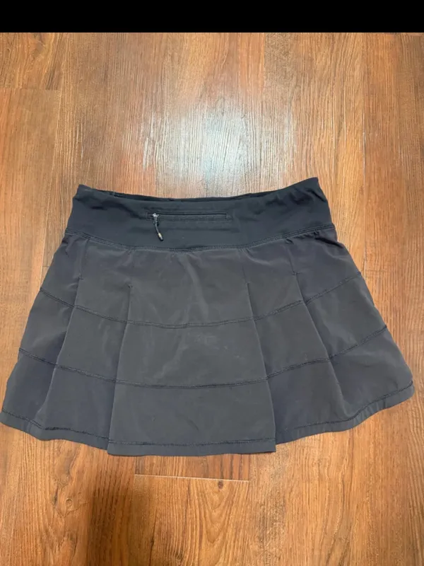 Lululemon Black Pace Rival Mini Athletic Skirt - Image 5