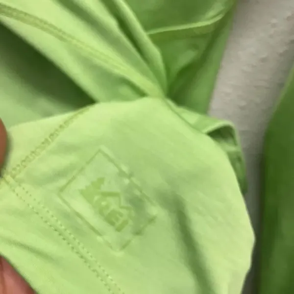 Rei Womens Medium Polyester Blend High Visibility Green Active Top #734 - Image 5