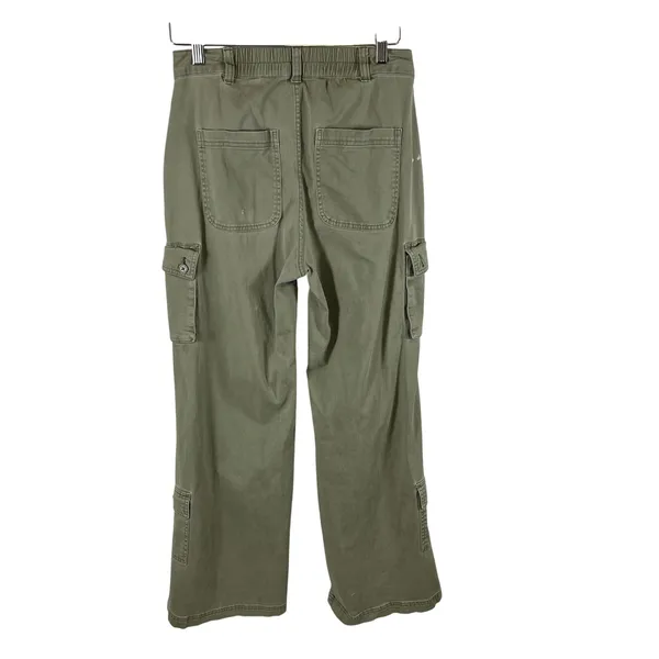 Wild Fable Womens Olive Green Cargo Pants High Rise Straight Leg Size S‎ Grunge - Image 5