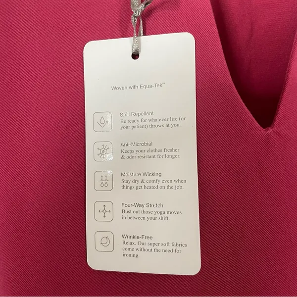 NWT Mandala Notch Neck Scrub Top | Size: XL - Image 3