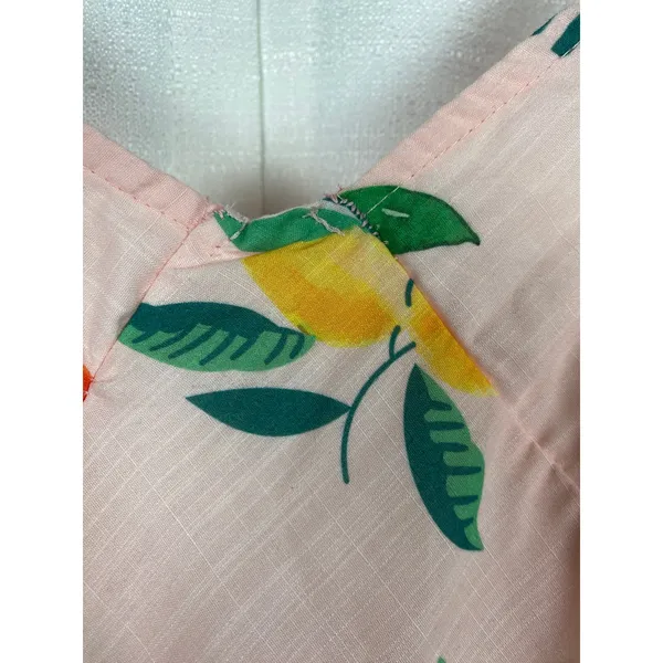 Petal&Pup Pink Fruit Print Frutti Tutti Maxi Slip Dress Sz.XL - Image 15