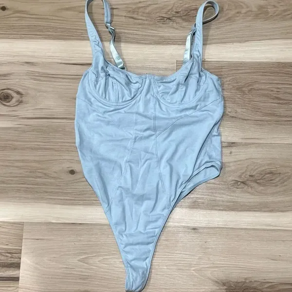 Urban Outfitters Out from Under Violet Seamed Bustier Bodysuit Women’s Medium - Image 2