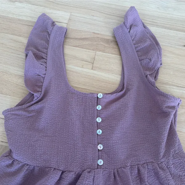 NWOT Pink Lily Mauve Romper - Image 2