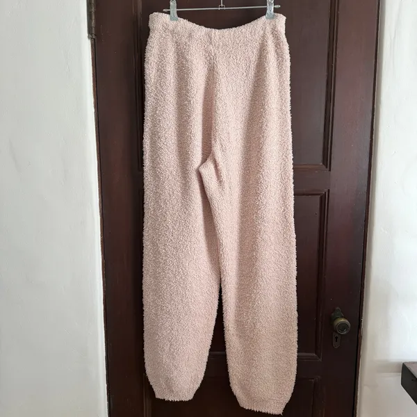 SKIMS | Cozy Knit Jogger Pants in Cherry Blossom | Size Large/ XL - Image 2