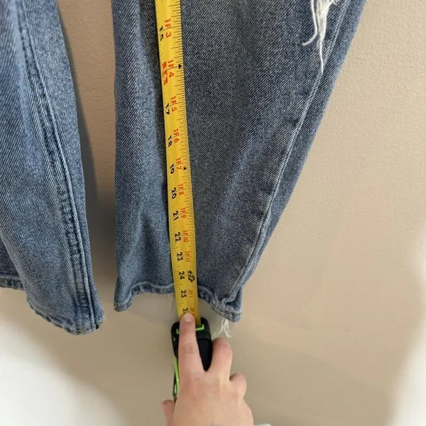 Abercrombie And Fitch Curve Love Mom Jean Distressed Size 26 2 Regular - Image 5