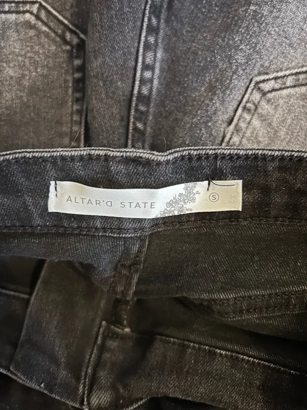 NWT Altar’d State jean skirt skort - Image 5