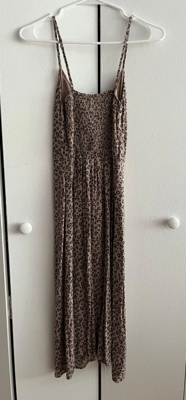 Abercrombie Cheetah Print MIDI Dress - Image 3