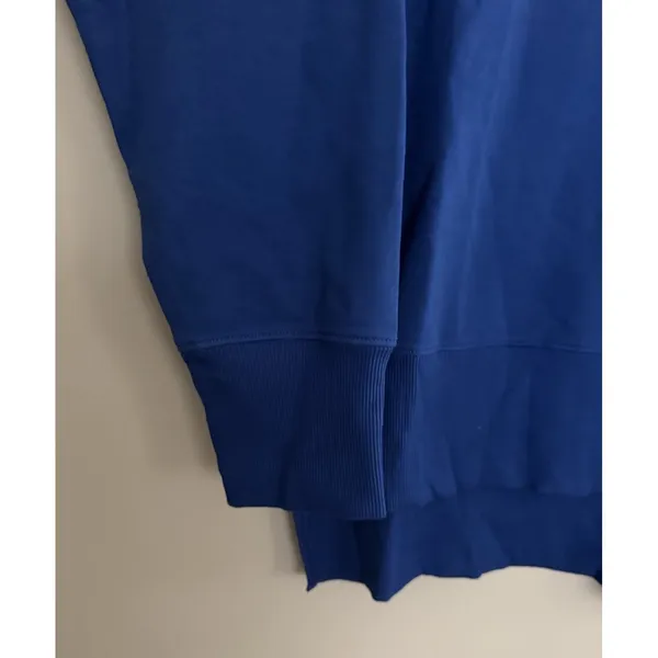 Universal Standard Fiona Open Side Sweatshirt Cotton‎ Blue Size Small (14-16) - Image 11