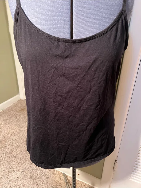 Old Navy Women’s Plus Sz 3X First-Layer Camisole Tank Top Black Jack Square Neck - Image 5