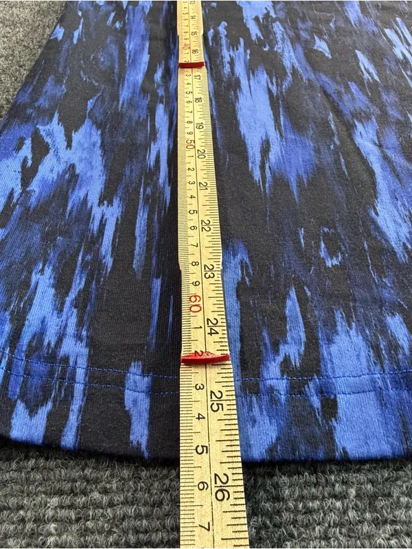 Lululemon Racer Back Tank Top Size 2 Blue Black Color Athletic Great Condition - Image 7