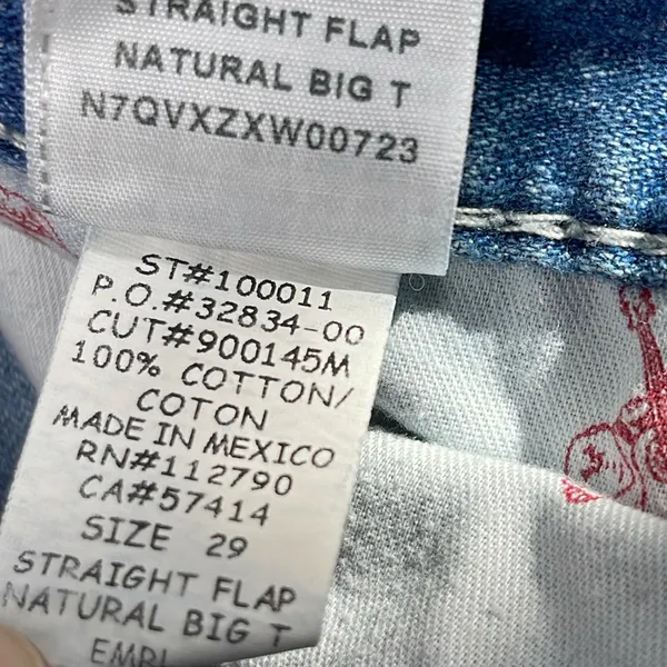 True Religion Straight Leg Big T Jeans - Image 10