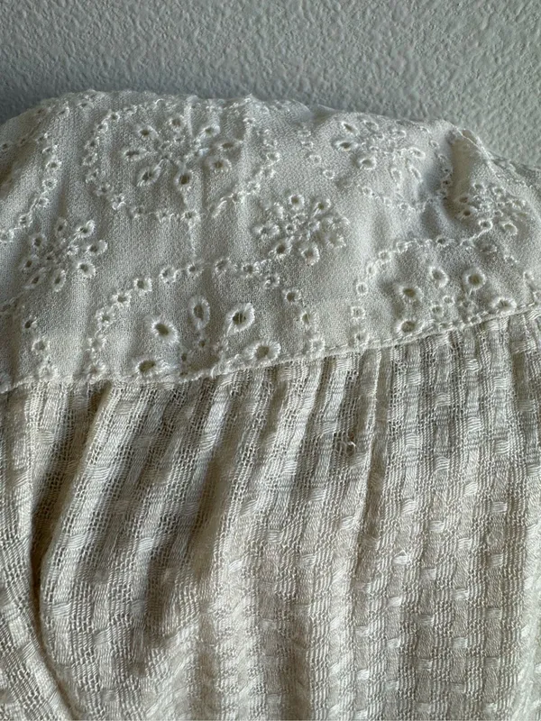 NWT Free People Gemma Cottagecore Lace Midi Dress Size XS Cream Boho Feminine - Image 8