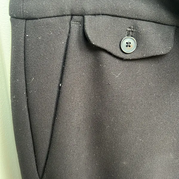 LOFT Black Trousers Sleek Structured Design - Image 4