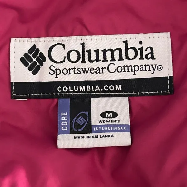Columbia Quilted‎ Puffer Jacket Fuchsia Pink Medium - Image 8