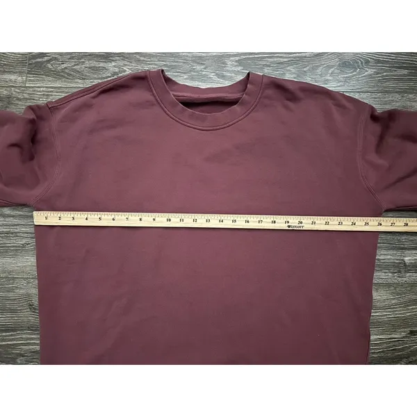 Lululemon Women's Perfectly Oversized Crew sweatshirt Red - Image 3