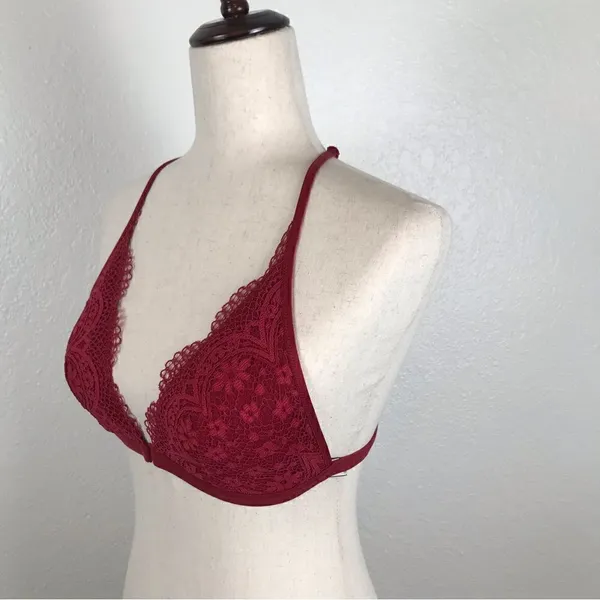 Victoria’s Secret Body‎ by Victoria front closure lace padded racer back bra M - Image 2