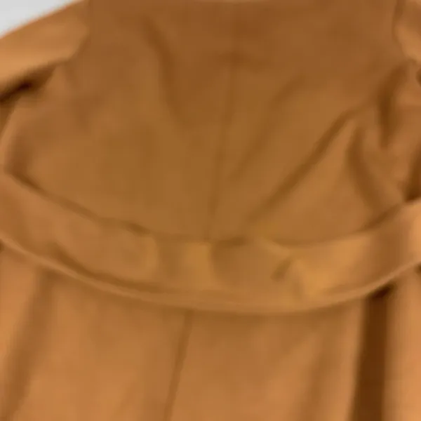 Spanx Coat Womens Small Brown Modal Blend Long Open Front Overcoat Lined Pockets - Image 13