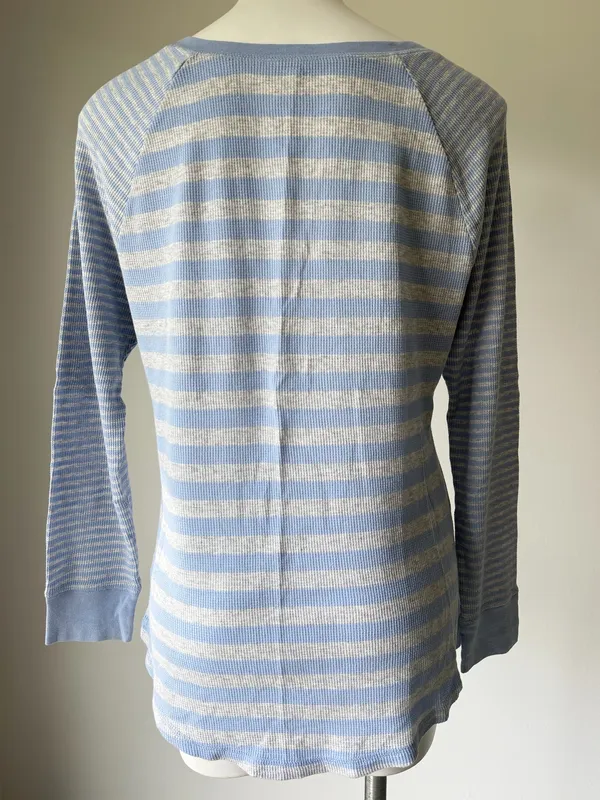Old Navy Classic Y2K Waffle Knit Long Sleeve Top - Image 4