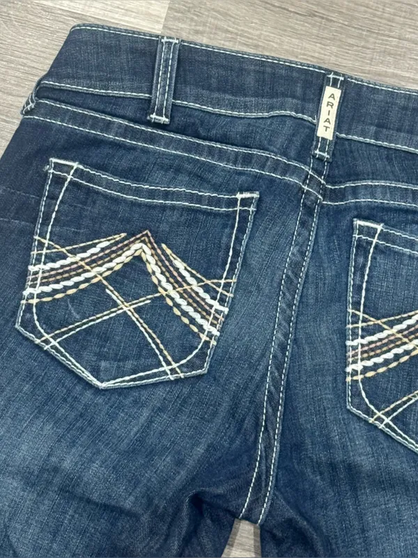 Ariat REAL Denim Low Rise Rosy Bootcut Jeans Size 31S - Image 8