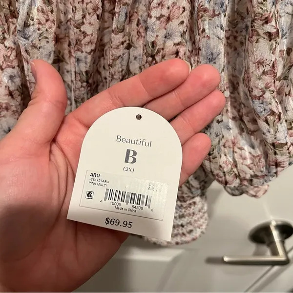 Altar'd State Arula Floral Top Plus Size B / 2X NWT Perfect Fall Transition Piece - Image 5