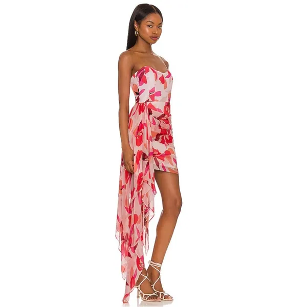Katie May x REVOLVE Chasing Dawn Dress in Pink Floral - Image 3