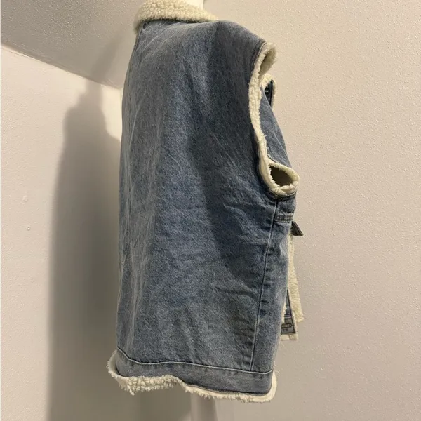 Wool Jean Vest Size XL - Image 4