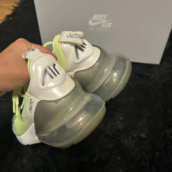 Nike air max 270 barely volt platform lace up shoes sneakers - Image 4