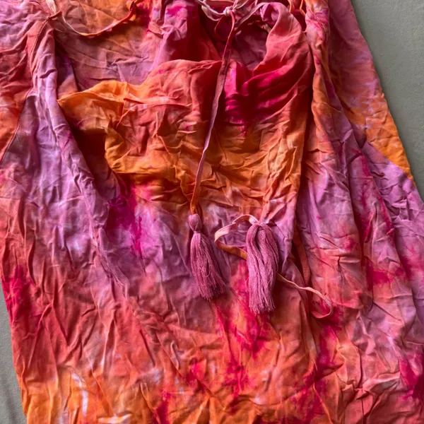 Stolen Hearts Tie Dye Mini Beach Dress - Image 3