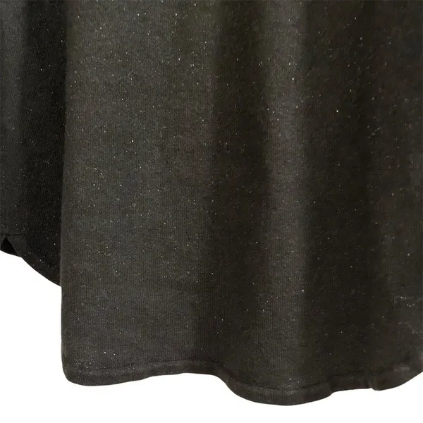 APT. 9 Women’s‎ metallic Shimmer Black Crew Neck Pullover Sweater Long Sleeve - Image 3