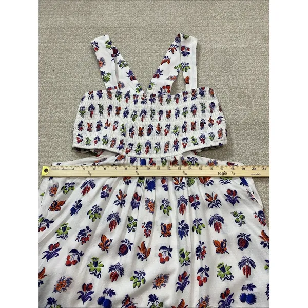 Anthropologie The Piper Bandeau Cutout Mini Dress Floral Size L - Image 13