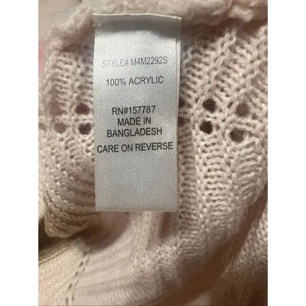 Inner Circle woman’s Sweater Sz XL NWOT Pink - Image 4