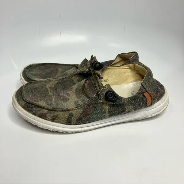 Corky’s kayak camouflage canvas‎ loafers size 9 - Image 7