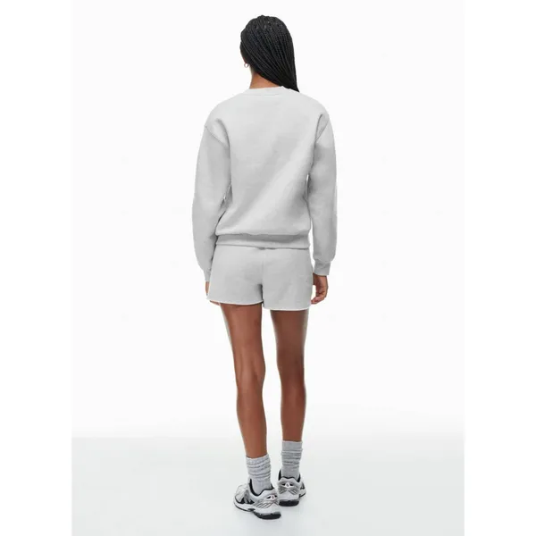 Aritzia TNA Cozy Fleece Boyfriend Hi-rise Micro Short High-rise fleece sweatshorts, size 2XS - Image 4