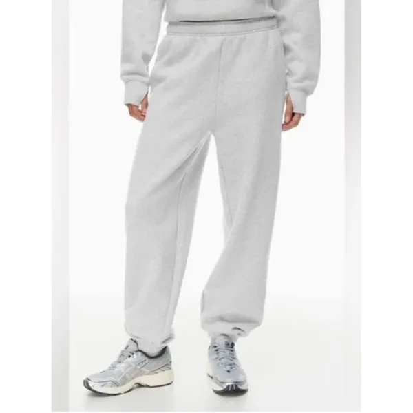 TNA Light Heather Gray Mega Fit Jogger Sweatpants Size undefined - Image 3