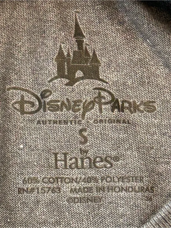THE HAUNTED MANSION Disney Parks Hanes Gray Glow in the Dark T-shirt VTG Y2K S - Image 8