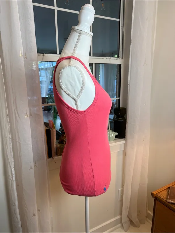 Ralph Lauren Coral Pink Tank Top size medium. - Image 4
