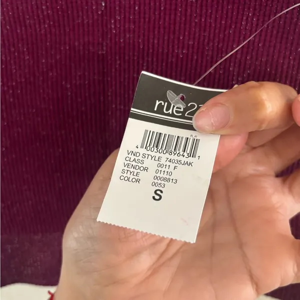 Rue21‎ Ribbed Stretch Sparkle Tank Top - Image 4