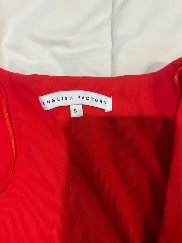 English Factory Top Puff Sleeve - Image 2