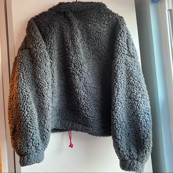 UO fuzzy teddy sherpa jacket - Image 6