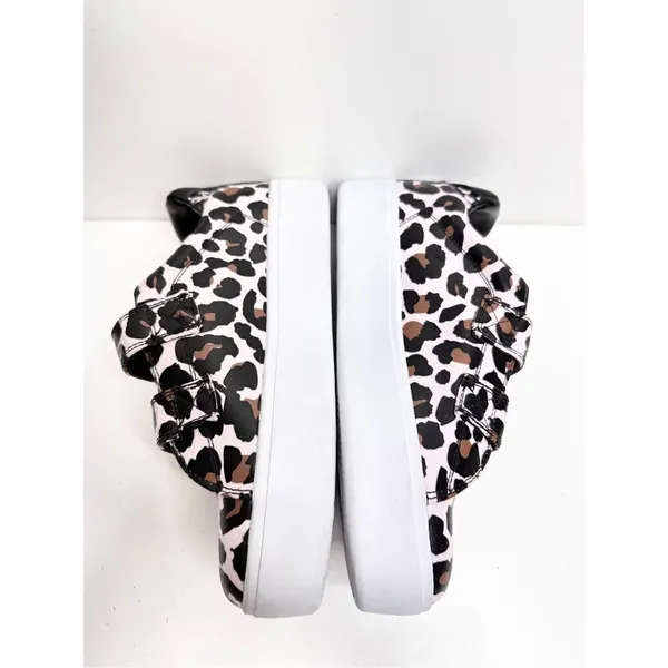Goats Leopard Print Triple‎ Strap Sneakers Womens Size 6.5 Pink Black - Image 6