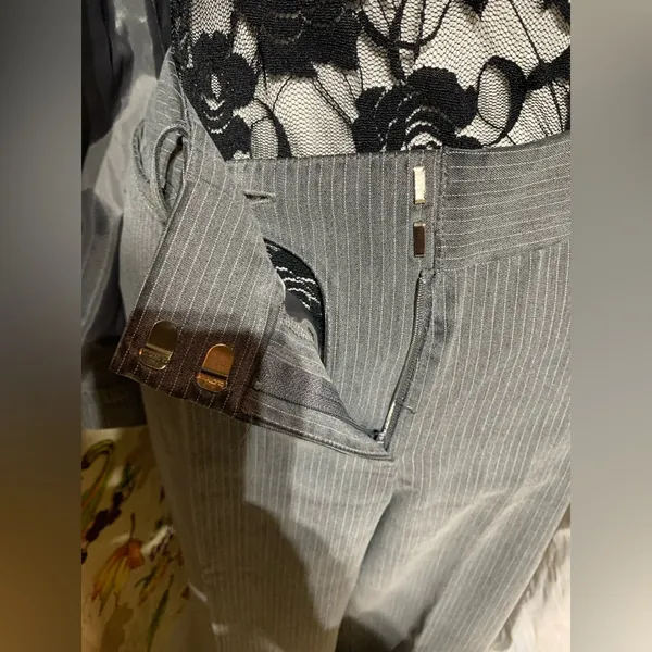 Worthington Gray Pinstripe Pant Suit - Image 7