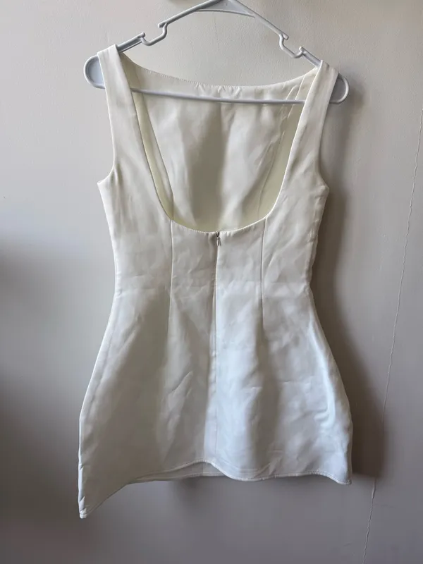 White Mini Dress - Image 2