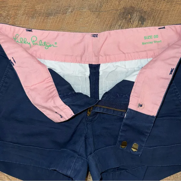 Lilly Pulitzer The Barclay Shorts in Navy 3” Inseam - Image 7
