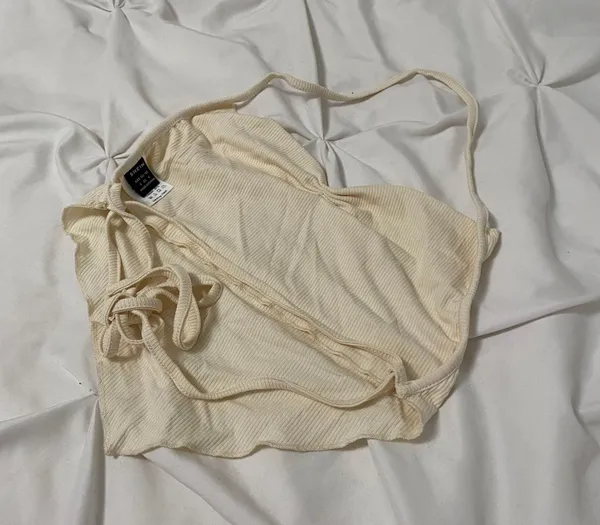 white open back tank top - Image 3