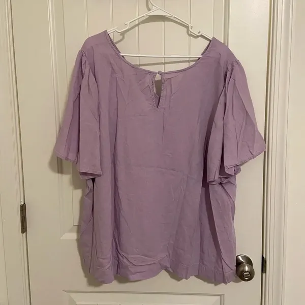 EUC‎ | Ava & Viv women’s light purple blouse — 2X - Image 6