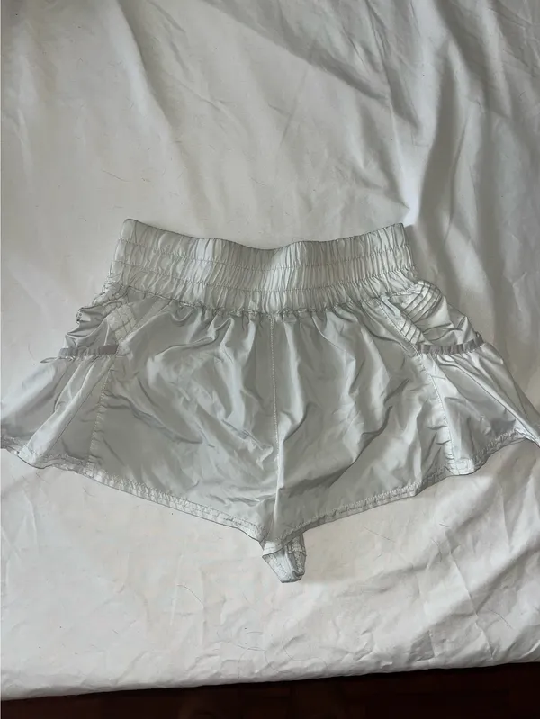 Free People Movement Get Your Flirt On Shorts White - Image 5