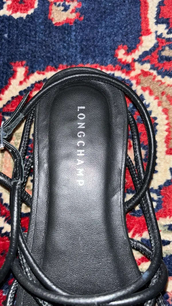 Longchamp black ankle sandals - Image 3
